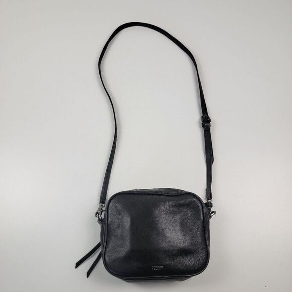 Botkier Crossbody Purse Shoulder Bag Black Leather - Picture 3 of 13